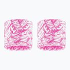 Potítka Nike Dri-Fit Swoosh Classic Printed Wristbands 2 ks  playful pink/white/white
