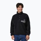 Pánska fleecová mikina Patagonia Synch Snap-T P/O black w/forge grey