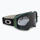 Cyklistické okuliare Oakley Airbrake MTB black green colorshift/light grey