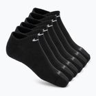 Pánske ponožky Nike Everyday Plus Cushioned No Show 6 párov black/white