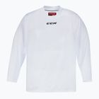 Pánske hokejové tričko s dlhým rukávom CCM 5000 SR white