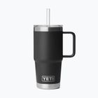 Termohrnček YETI Rambler Straw 739 ml black