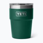 Termoska YETI Rambler Stackable 473 ml black forest green