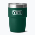 Termoska YETI Rambler Stackable 237 ml black forest green