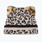 Detská zimná čiapka Eisbar Stephie beige/leopard print