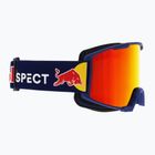 Lyžiarske okuliare Red Bull SPECT Solo S2 matné tmavomodré/modré/hnedé/červené zrkadlové