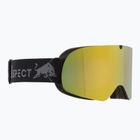 Lyžiarske okuliare Red Bull SPECT Rush matte black/smoke with yellow mirror