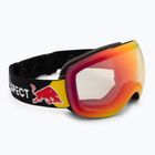 Lyžiarske okuliare Red Bull Spect Bent Photo matt black/brown with red chrome x