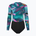 Dámske plavecké nohavice ION Amaze Hot Shorty 1.5 Front Zip tropical palm glitch