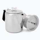 GSI Outdoors Glacier Stainless 6 Cup Perc W/Silicone Handle leštená turistická kaviareň
