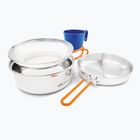 Súprava riadu GSI Outdoors Stainless Mess na turistiku