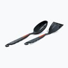Turistická súprava Gsi Outdoors Pack Spoon/Spatula black/orange