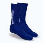 Protišmykové futbalové ponožky Tapedesign modré TAPEDESIGNNAVY