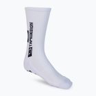Pánske protišmykové futbalové ponožky Tapedesign white TAPEDESIGN WHITE