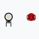 Sada svetiel na bicykel Knog Plugger Twinpack čierna