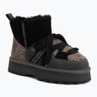 Dámske snehule EMU Australia Blurred Micro Patchwork Leo charcoal