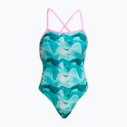 Dámske jednodielne plavky Funkita Strapped In One Piece teal wave