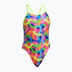 Detské jednodielne plavky Funkita Single Strap One Piece curly wurly