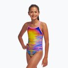 Detské jednodielne plavky Funkita Single Strap One Piece darkinjung sunset