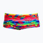 Pánske plavecké boxerky Funky Trunks Sidewinder Trunks free foliage