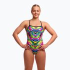 Dámske jednodielne plavky Funkita Single Strap One pieces happy hide