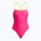 Dámske jednodielne plavky Funkita Strapped In One Piece pink proton