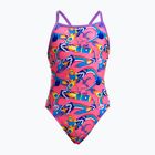 Detské jednodielne plavky Funkita Single Strap One Piece sweet surfers