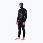 Pánsky plavecký neoprén Rip Curl Flashbomb Heatseeker 5/4mm Hooded Zip Free black