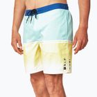Rip Curl pánske plavecké šortky Nu Dividing Semi Elastic 18" modro-žlté CBOVH4