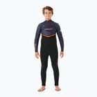 Detský neoprén Rip Curl Flashbomb 4/3 mm Chest Zip purple night