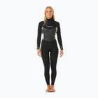 Dámsky plavecký neoprén Rip Curl Dawn Patrol 3/2 mm Chest Zip black/black/multi