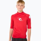 Detské plavecké tričko Rip Curl Lycra Brand Wave UPF červené 