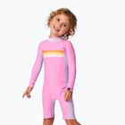 Detské jednodielne plavky Rip Curl Rainbow Tide Springsuit bright pink