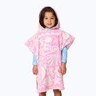 Dámske pončo Rip Curl Mixed Snap Cotton Hooded pink