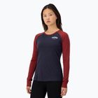 Dámska termoaktívna mikina Mons Royale Icon Raglan cherry/ 9 iron
