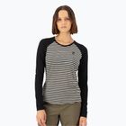 Dámska termoaktívna mikina Mons Royale Icon Raglan mr stripe/black