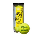 Wilson Minions Stage 1 detské tenisové loptičky 3 ks žlté WR8202501