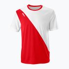 Wilson Team II Crew pánske tenisové tričko červeno-biele WRA794002