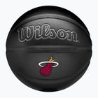 Basketbalová Lopta Wilson NBA Team Premiere Miami Heat black veľkosť 7