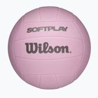 Volejbalová lopta Wilson Soft Play pink veľkosť 5