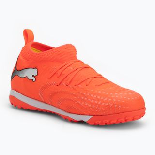 Futbalové kopačky PUMA Future 9 Match TT + Mid Jr glowing red/puma white/puma black/puma silver Futbalové kopačky PUMA Future 9 Match TT + Mid Jr glowing red/puma white/puma black/puma silver