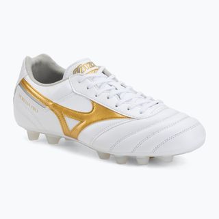 Kopačky Mizuno Morelia II Pro FG white/football gold/galaxy silver Kopačky Mizuno Morelia II Pro FG white/football gold/galaxy silver