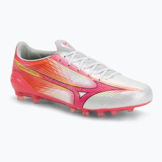 Futbalové kopačky Mizuno Alpha III Japan AG white/fuchsia purple