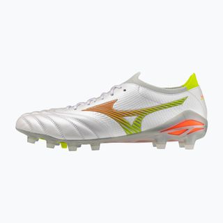 Kopačky Mizuno Morelia Neo V β Japan FG white/lava orange/evening primrose Kopačky Mizuno Morelia Neo V β Japan FG white/lava orange/evening primrose