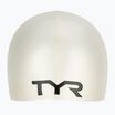 Detská plavecká čiapka TYR Wrinkle-Free Silicone white