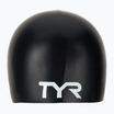 Detská plavecká čiapka TYR Wrinkle-Free Silicone black