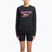 Dámska mikina Identity Big Logo Fleece Crew black/purple rave/electric amber