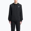 Pánska mikina Reebok Identity Small Logo Hoodie black/white/vector red