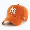 47 Značka MLB New York Yankees CLEAN UP spálená oranžová baseballová čiapka