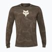 Pánske cyklistické tričko s dlhým rukávom Fox Racing Ranger Tru Dri dirt brown